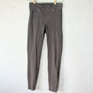 SPANX Jean-ish Ankle Leggings Grey Charcoal Wash Size Medium Excellent